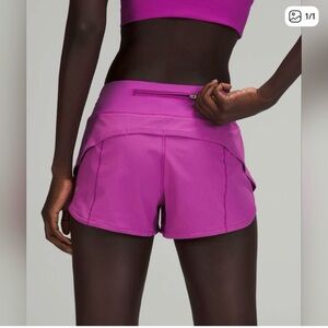 lululemon athletica Magenta Athletic Shorts
